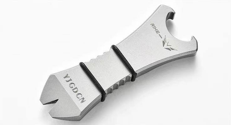 EDC Titanium Pry Bar Crowbar Bottle Opener Screwdriver Pocket Multi Tool Outdoor 07FC0E-D4 - KOEEK