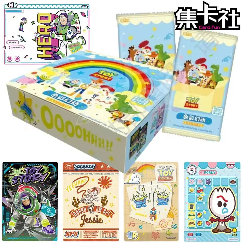 #19 CARD FUN Disney Toy Story Color Motion Deluxe Trading Cards SEALED BOX 07FC0E-D4 - KOEEK