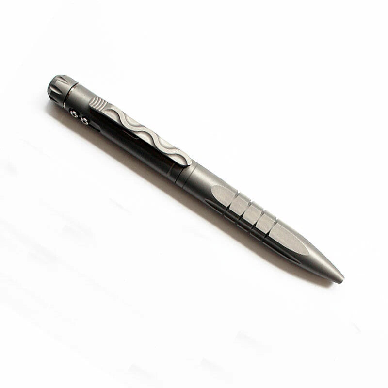 Titanium Pocket Ball Pen Signature Working Pen w/ Spinning Gyro Toy EDC Pen Gift EDC - KOEEK