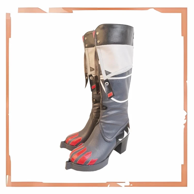 Zenless Zone Zero Anime Jane Doe Women Cosplay Boot Shoes Prop Gift Halloween 07FC0E-D4 - KOEEK