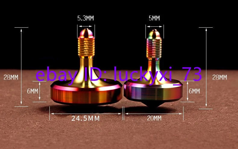 Stainless Steel Hand Twisting Spinning Top Gyro Gyroscope Spinner Toys Gifts 07FC0E-D4 - KOEEK