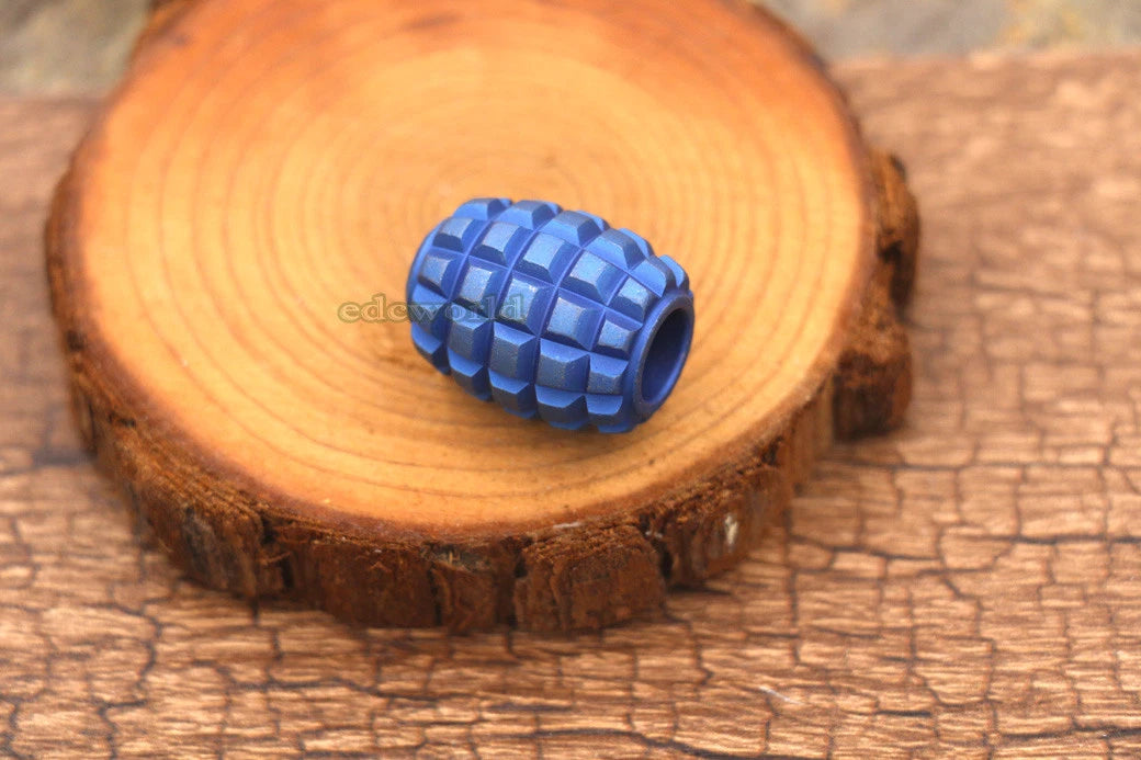 Titanium TC4 Parachute Cord Tool Lanyard DIY Bead Key Chain Pendant DZ-BBT EDC 07FC0E-D4 - KOEEK