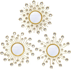 Mirror Wall Decor Wall Mirrors Decorative Sunburst Boho Mirror Gold Mirror Wall 07FC0E-D4 - KOEEK