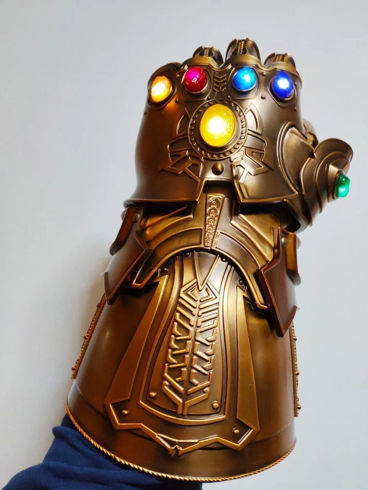 HCMY Thanos Infinity Gauntlet Full Metal 1:1 Wearable Cosplay Statue LED Instock HCMY - KOEEK