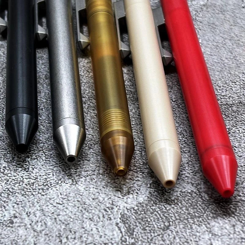 PEI PEEK POM Titanium Ballpoint Pen Signature Writing Pocket Pen Business Office 07FC0E-D4 - KOEEK