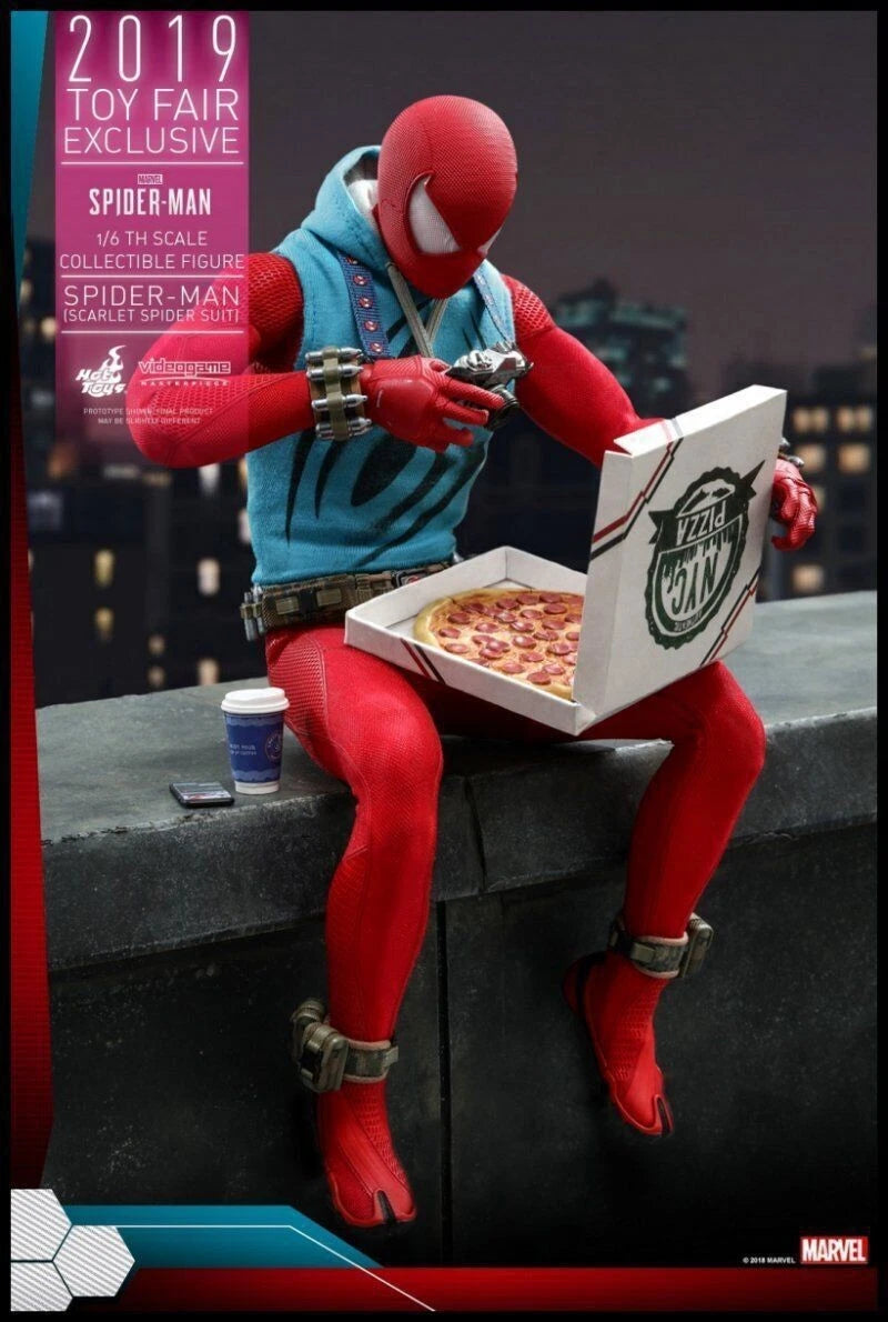 Hot Toys VGM34 Marvel's Spider-Man (Scarlet Spider Suit) 1/6 Action Figure HOT_TOYS - KOEEK