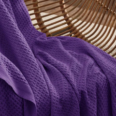 cotton oversized sofa throw, size 50x70 inches - breathable and soft 07FC0E-D4 - KOEEK