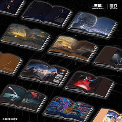 The three body problem Art Set Picture Album Book Illustration Gift Collection 07FC0E-D4 - KOEEK