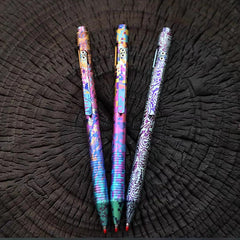 Titanium Alloy Ball Pen Working Office Pen EDC Ballpoint Signature Gel Tool Pen 07FC0E-D4 - KOEEK