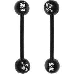 ny 2 STK Prop Barbell Oppblåsbar Dumbbell Vekter Rekvisitter Thicken Child