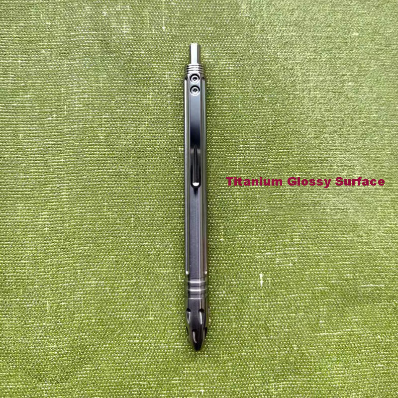 TC4 Titanium Practical Ballpoint Pens Office Signature Metal Pen EDC Multi-Tools 07FC0E-D4 - KOEEK