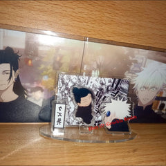Anime Jujutsu Kaisen Satoru Gojo Acrylic Desktop Stand Figure Collection Gift 07FC0E-D4 - KOEEK