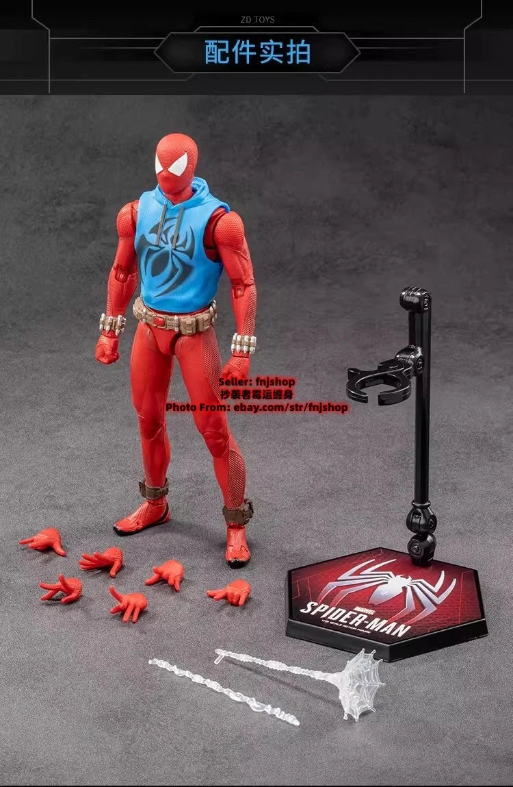 ZD Toys Spider-Man Scarlet Spider 1/10 Collectible Action Figure Boxed IN STOCK ZD_TOY - KOEEK