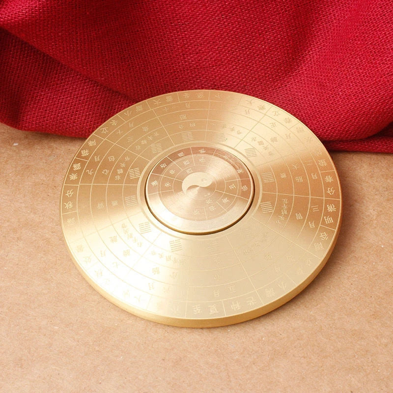 Brass Tai Chi Fidget Spinner Adult Metal EDC Toys Fidget ADHD Hand Spinner Gifts 07FC0E-D4 - KOEEK