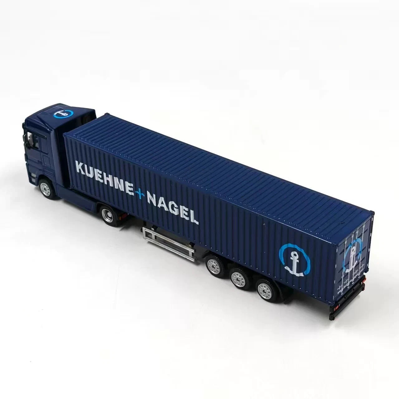 1:87 Mercedes-Benz Truck Kuehne+Nagel Container Trailer Alloy Model Display 07FC0E-D4 - KOEEK
