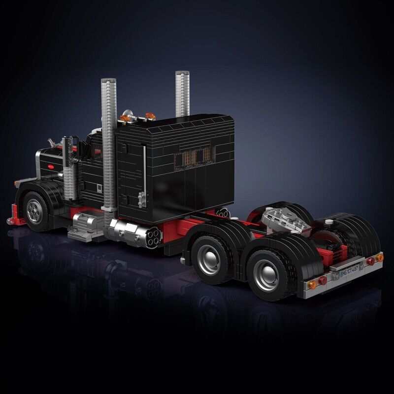 new Mould King 10037 Flatbed Semi Truck Tow Truck Muscle Car Building Block Toy MOULD KING - KOEEK