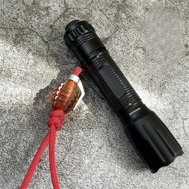 Titanium Ultem PEI Knife Lanyard Bead Paracord Pendant EDC Keychain Charm DIY 07FC0E-D4 - KOEEK