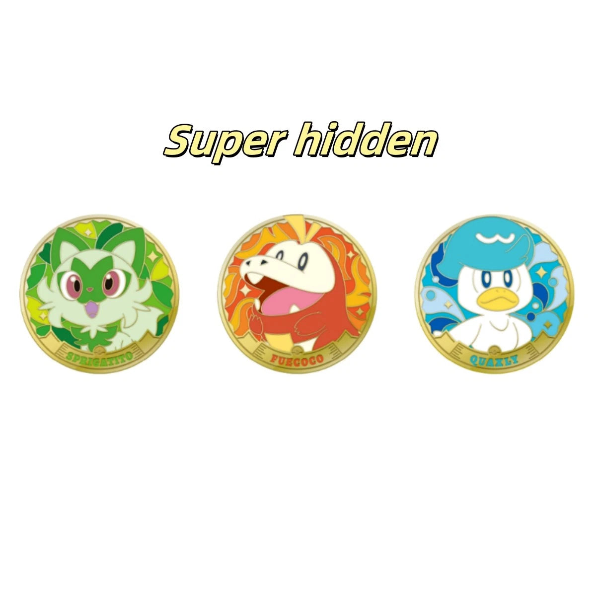 IN STOCK 2025 Pokemon S-Chinese Paldea Metal Magnetic Sticker Set Randomness 07FC0E-D4 - KOEEK