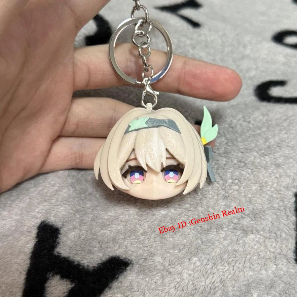 Anime Honkai: Star Rail Firefly PVC Keychain Backpack Pendant Decor Gift 07FC0E-D4 - KOEEK