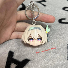 Anime Honkai: Star Rail Firefly PVC Keychain Backpack Pendant Decor Gift 07FC0E-D4 - KOEEK