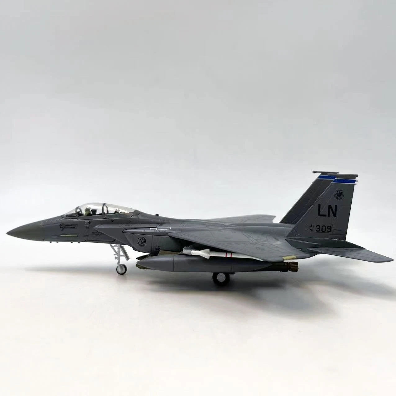 Amer 1/100 F-15E Strike Eagle Diecast Fighter Jet Military Model Display 07FC0E-D4 - KOEEK