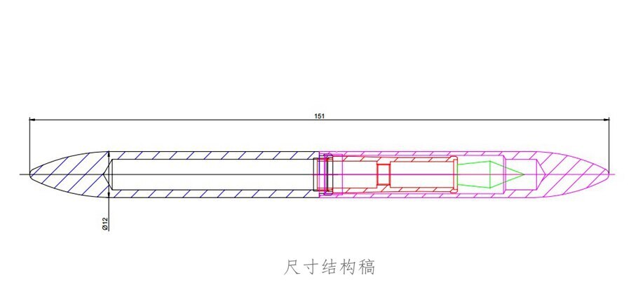 Titanium Fountain Pen EDC Business Office Student Signature Stationery Pen Gift 07FC0E-D4 - KOEEK