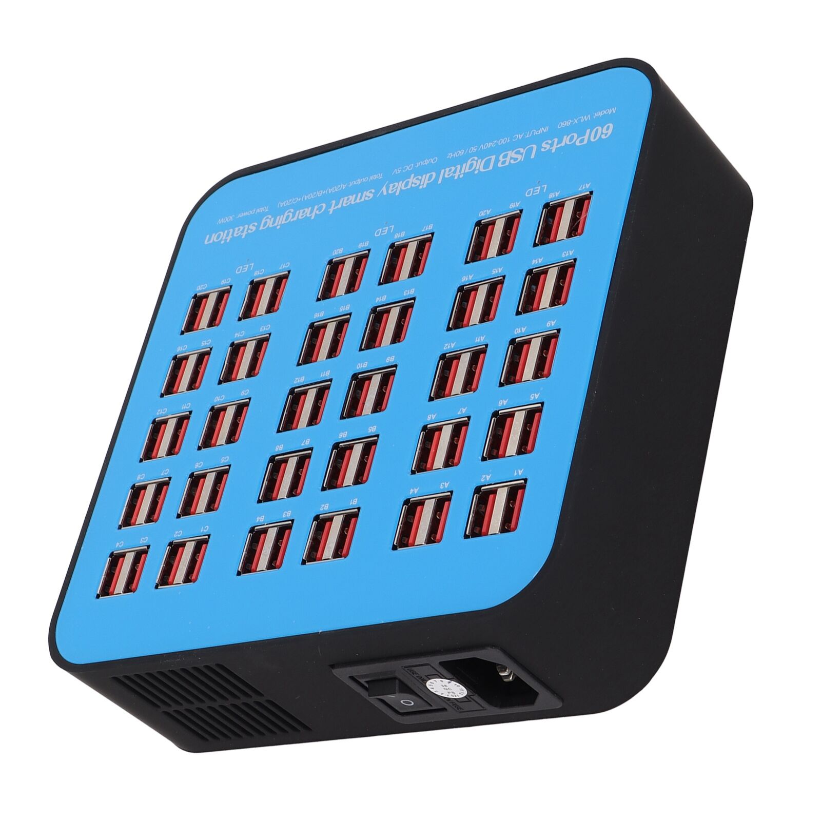 new 60 Ports Desktop Charger Universal Multi Ports Charging Station For Tablets For koeek - KOEEK