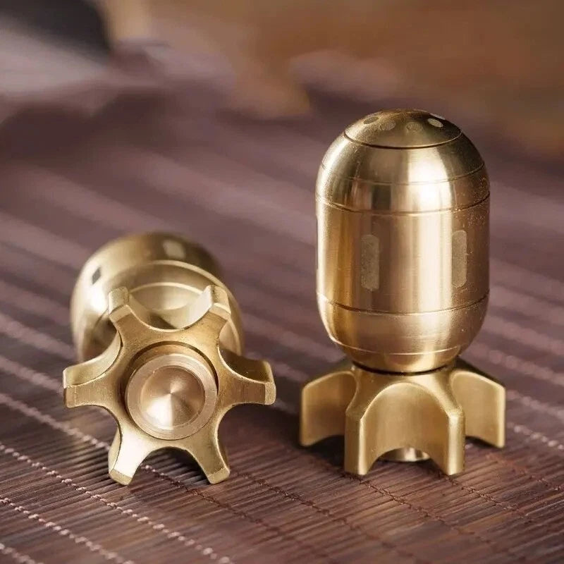 Adult Fidget Toys Torpedo Fidget Spinner EDC Metal Hand Spinner ADHD Tool Gift 07FC0E-D4 - KOEEK