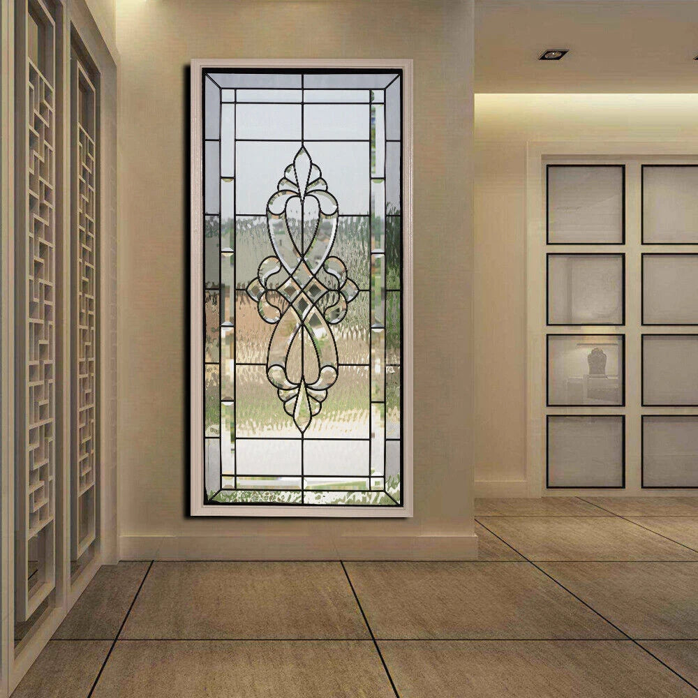 3D Sticker Imitation Glass Door Living Room Door Wall Mural Photo Home Decor 07FC0E-D4 - KOEEK