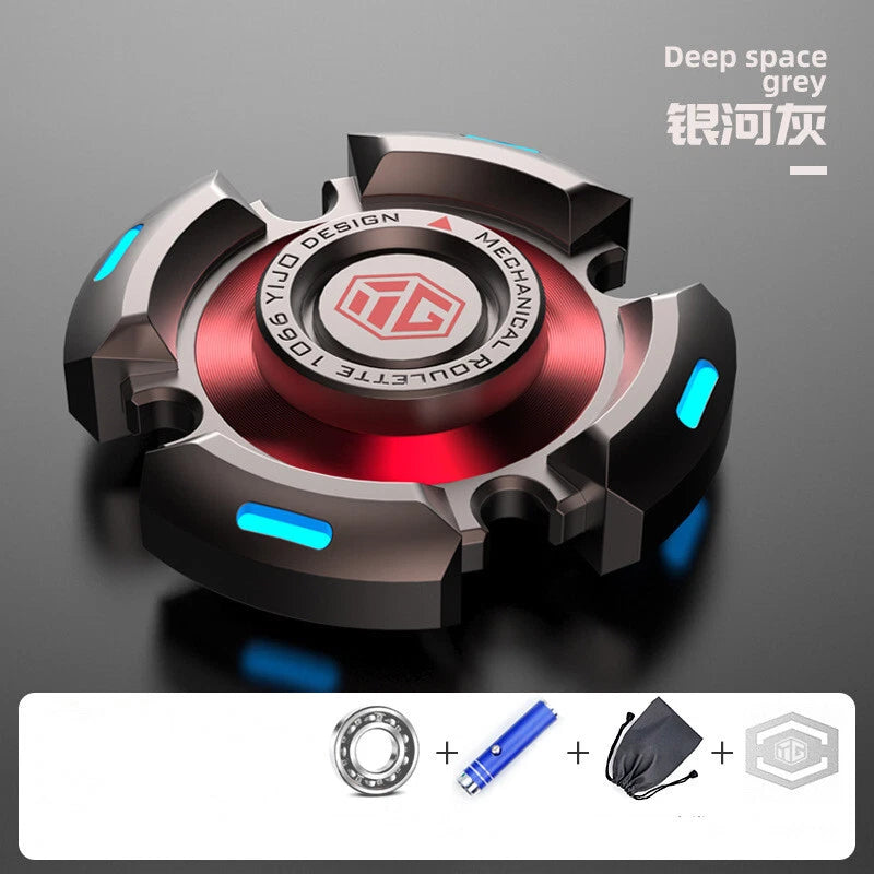 EDC Metal Adult Fidget Toys metal Luminous Alloy Fidget Spinner ADHD Tool Gift 07FC0E-D4 - KOEEK