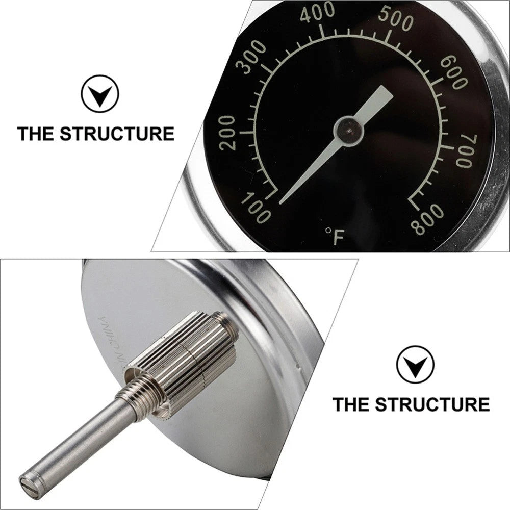 Durable Bimetal Thermometer Stainless Steel Oven Cooking Dial Thermometer 07FC0E-D4 - KOEEK
