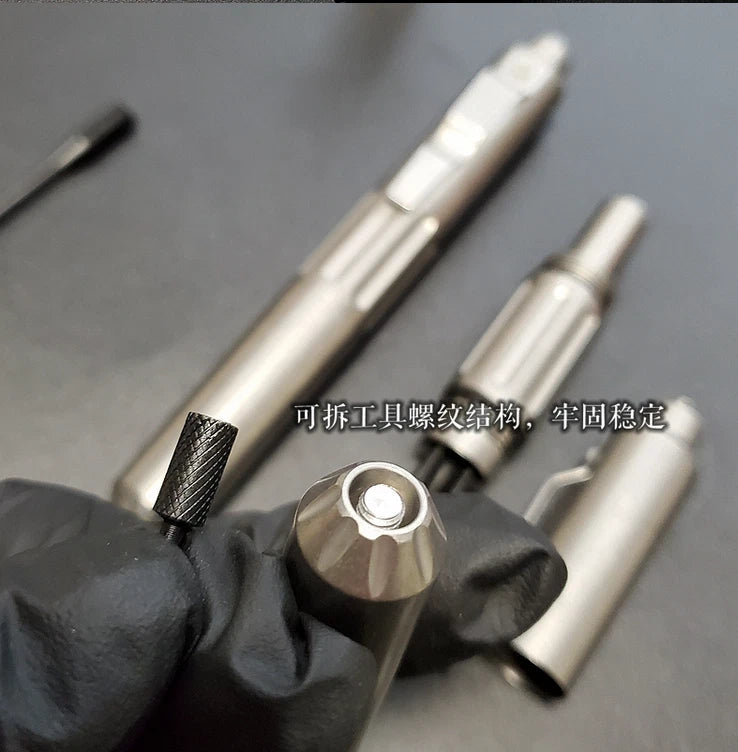 EDC Titanium Alloy Hook Screwdriver Bit Tactical Multi-functional Tools 07FC0E-D4 - KOEEK