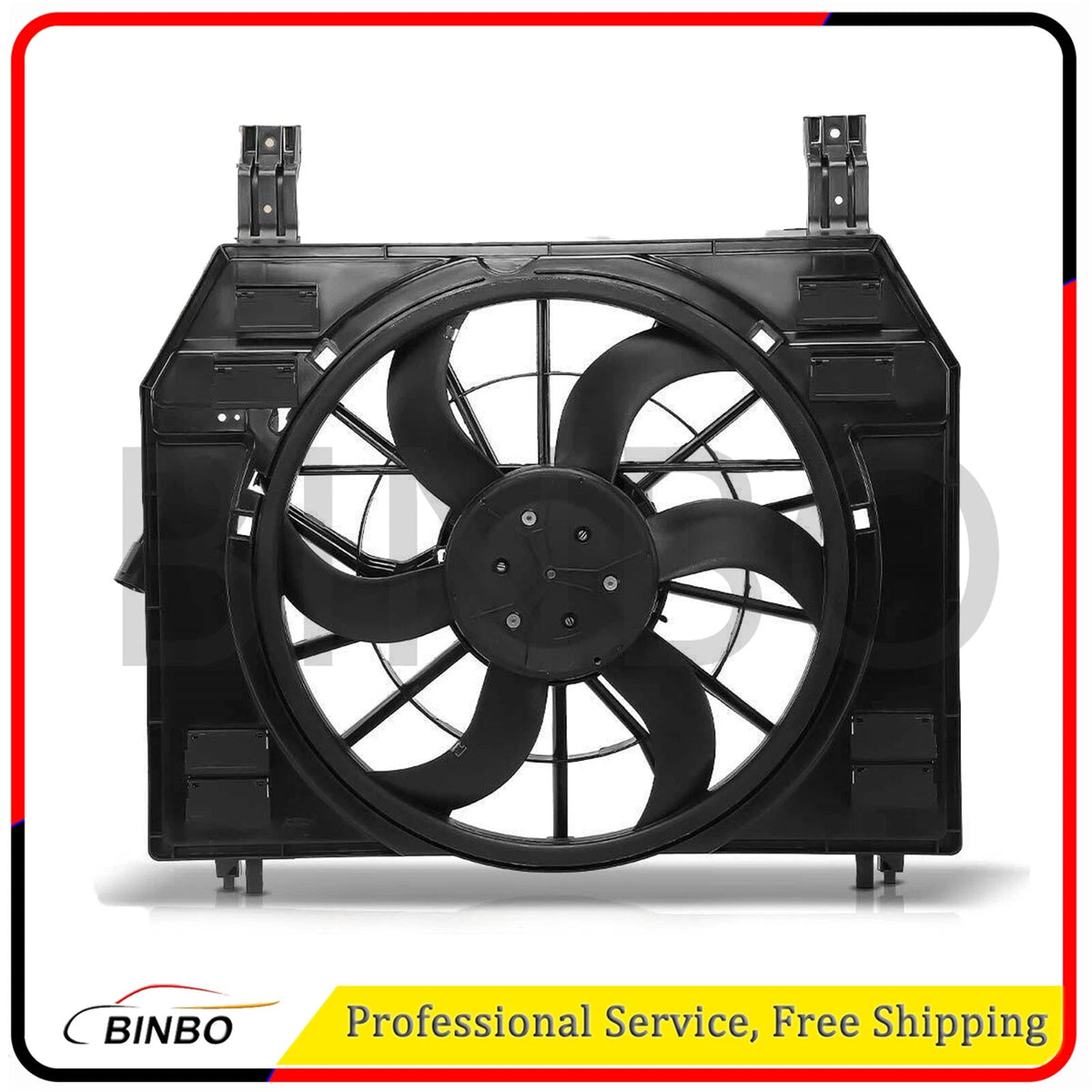 Engine Radiator Cooling Fan Assembly for Land Rover Range Rover Sport 2014-2016 07FC0E-D4 - KOEEK
