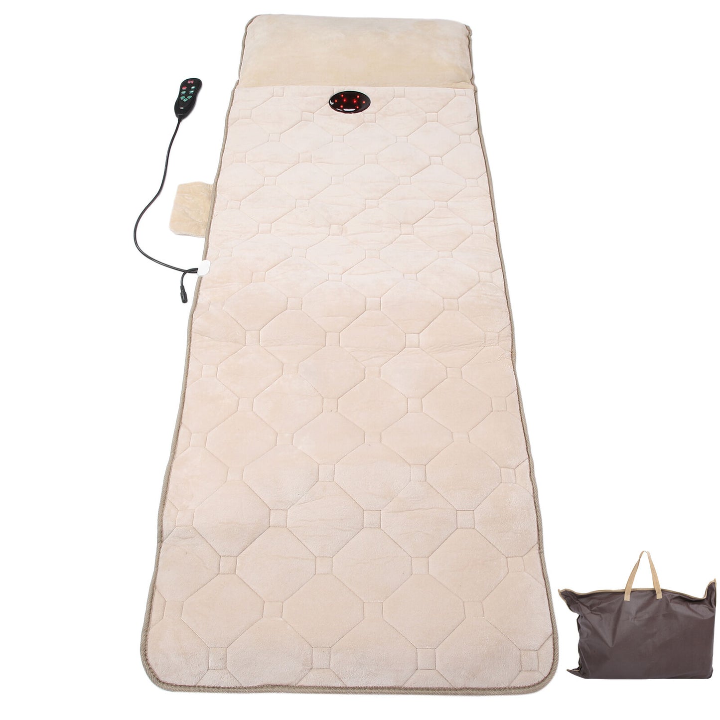 new Household Neck Shoulder Massage Mat Pad Massage Mattress BeigeV(US Plug ) HGF koeek - KOEEK