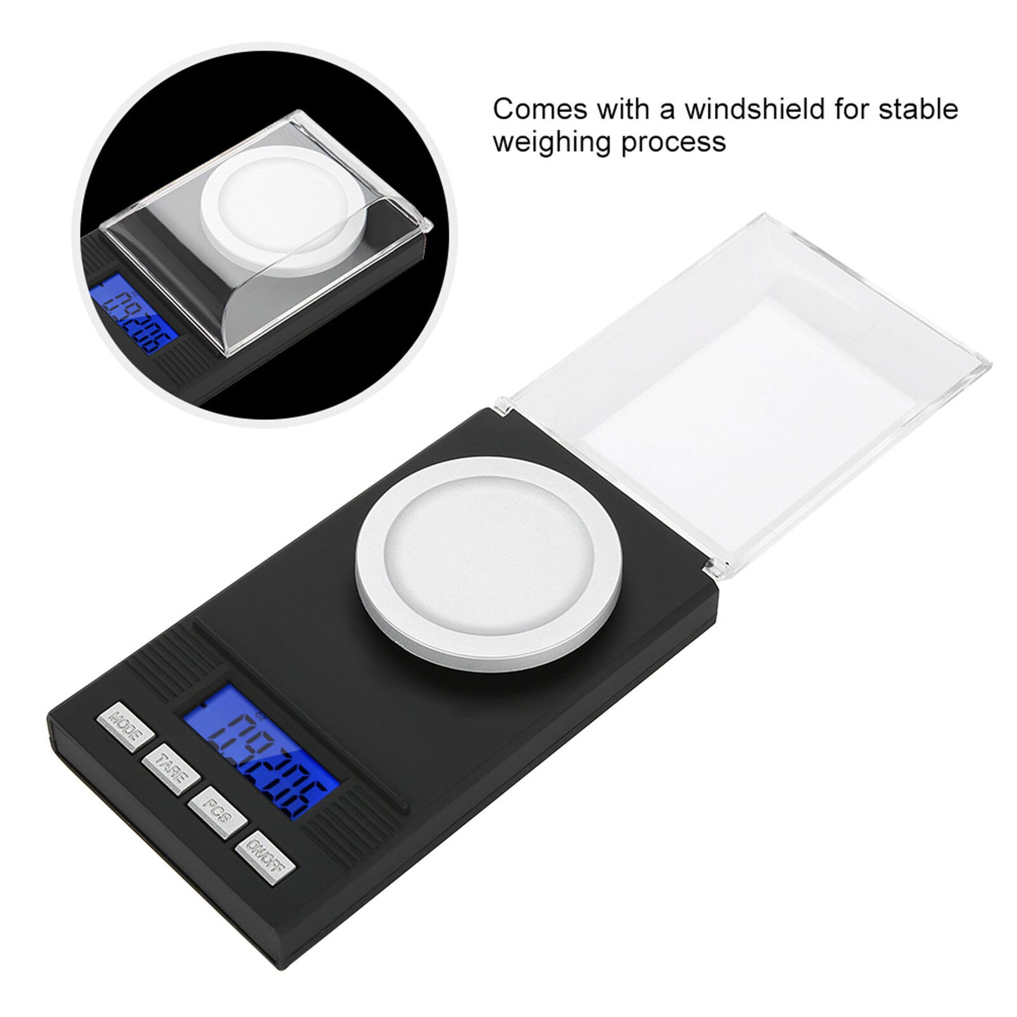 new Mini High Accuracy 0.001g Pocket Jewelry Scale With LED Digital Display 50g koeek - KOEEK