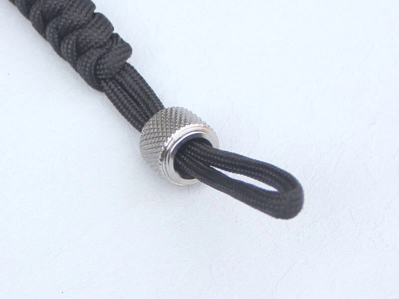 Titanium alloy Parachute Cord Lanyard Bead EDC Anti Slip Knurled DIY Beads Gifts 07FC0E-D4 - KOEEK