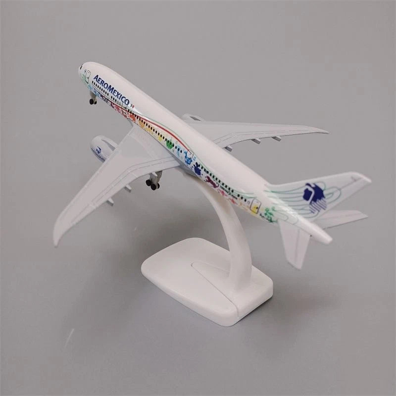 19cm Aeromexico Boeing 787 Diecast Aircraft Model w/ Landing Gear Static Display 07FC0E-D4 - KOEEK