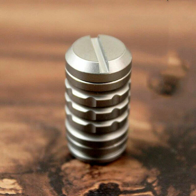 TC4 Titanium Alloy Small Knife Bead Outdoor Lanyard Paracord Rope Pendant EDC EDC - KOEEK