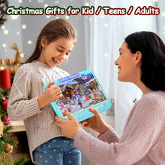 new Advent Calendar 2024 Christmas Jigsaw Puzzles, Vivid Snowman 07FC0E-D4 - KOEEK