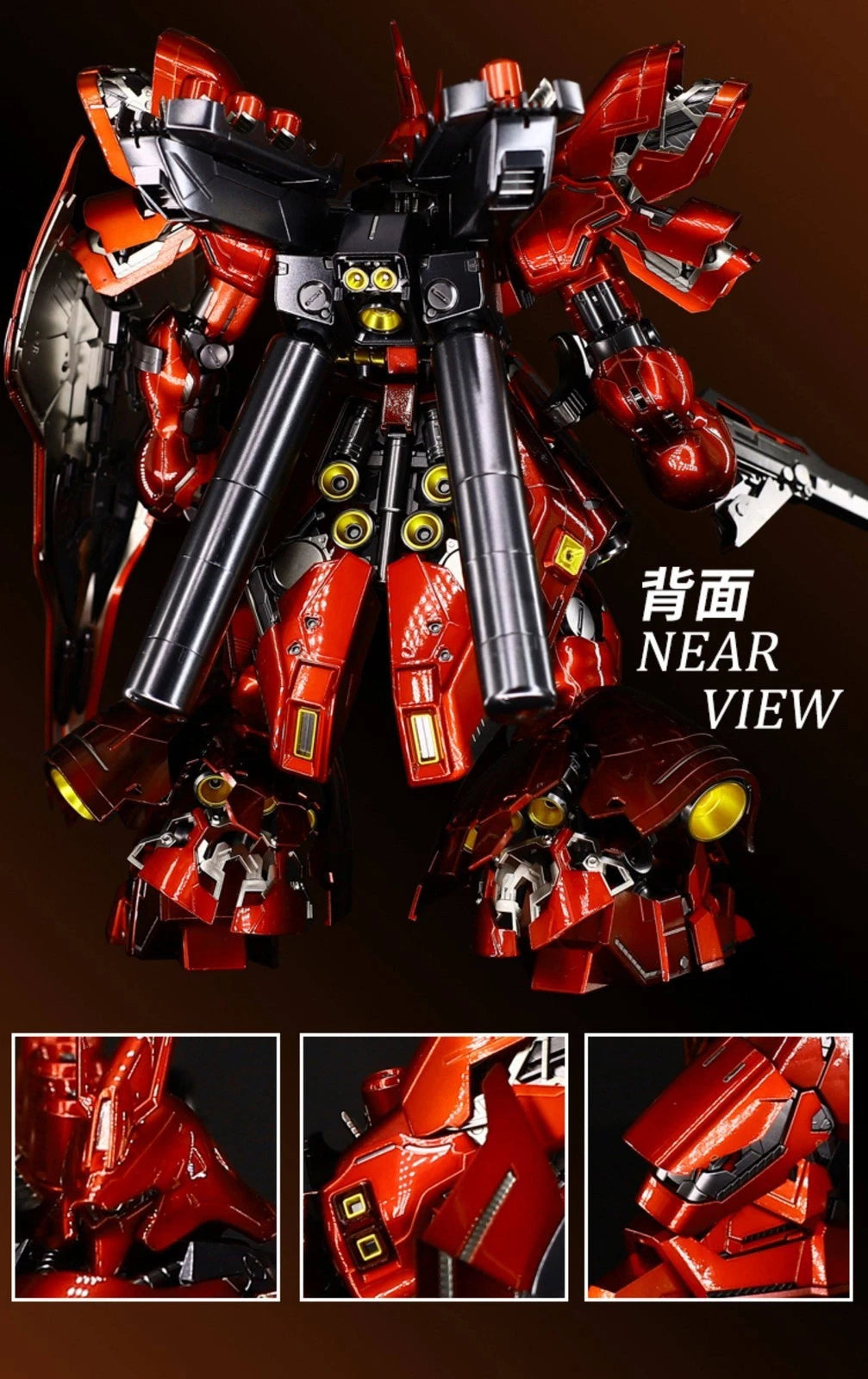 IN US! GUNDAM Chogokin MSN-04 Sazabi Metal Coloring Action Figure DIY Kits Gift 07FC0E-D4 - KOEEK