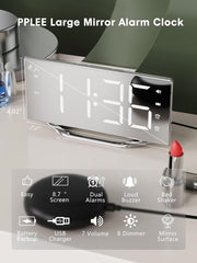 new Extra Loud Vibrating Alarm Clock Normal Size, Silver Surface(with Bed Shaker) 07FC0E-D4 - KOEEK