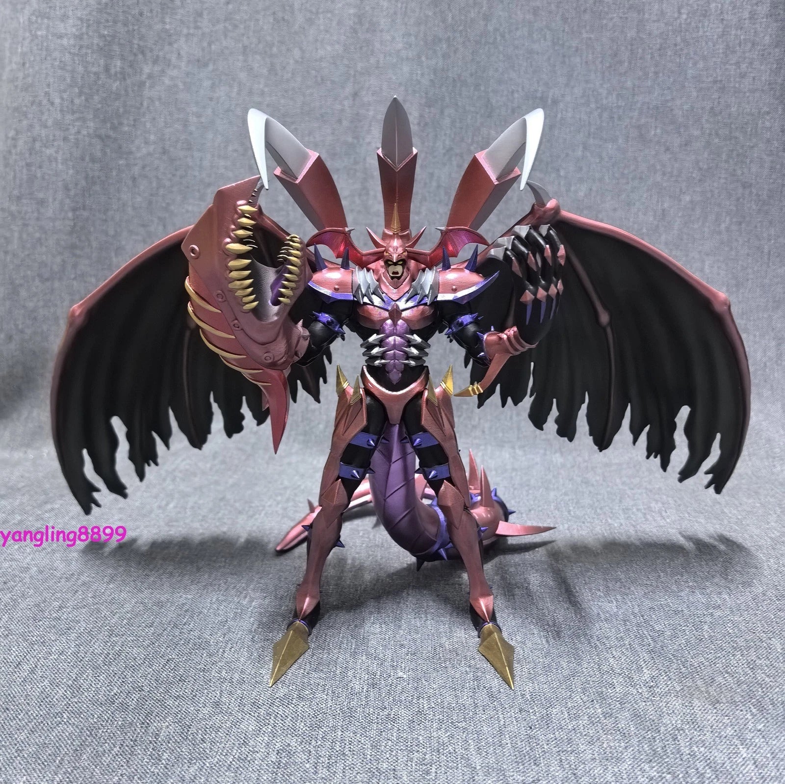 Yu-Gi-Oh! Duel Monsters GX Destiny HERO Bloo－D Resin Figure Model Collect 23cm 07FC0E-D4 - KOEEK