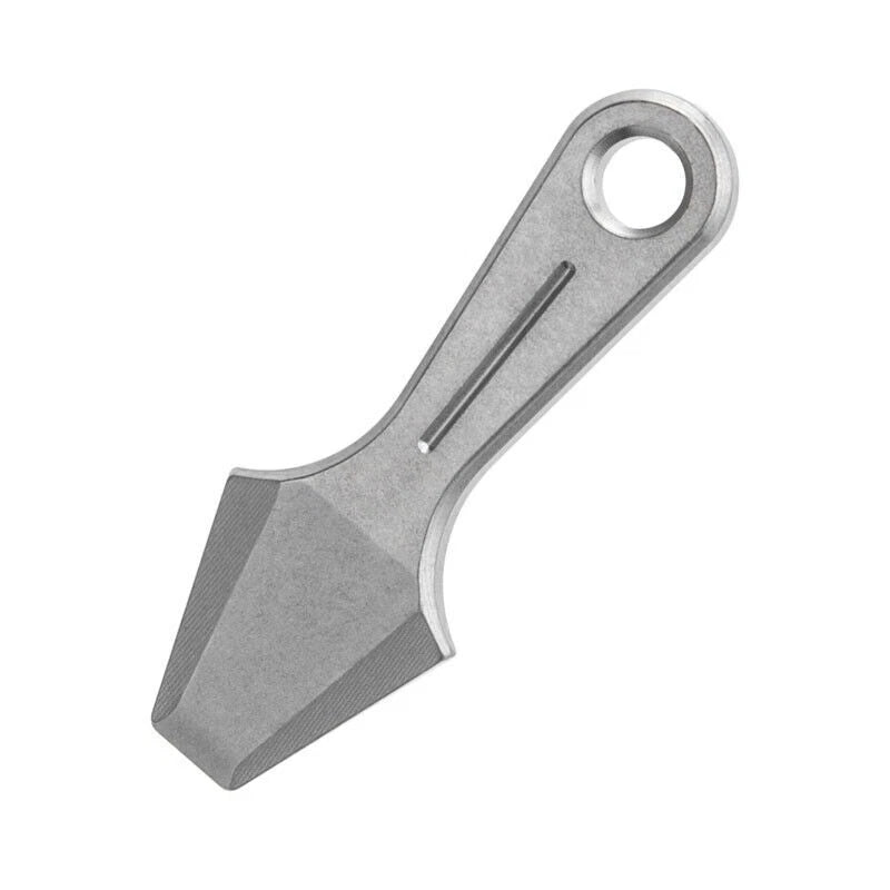Mini Titanium Keychain Pry Bar Crowbar Necklace Pendant Pocket EDC Tool Outdoor 07FC0E-D4 - KOEEK