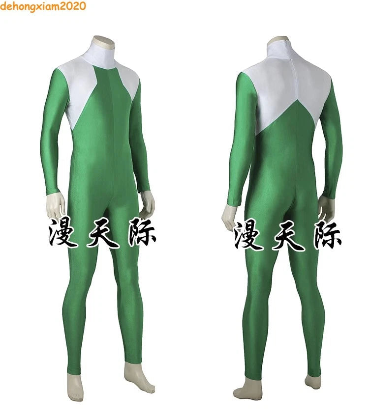 Green Ranger Burai Cosplay Costume Dino Gold Rangers Tommy Oliver Outfit Armor 07FC0E-D4 - KOEEK