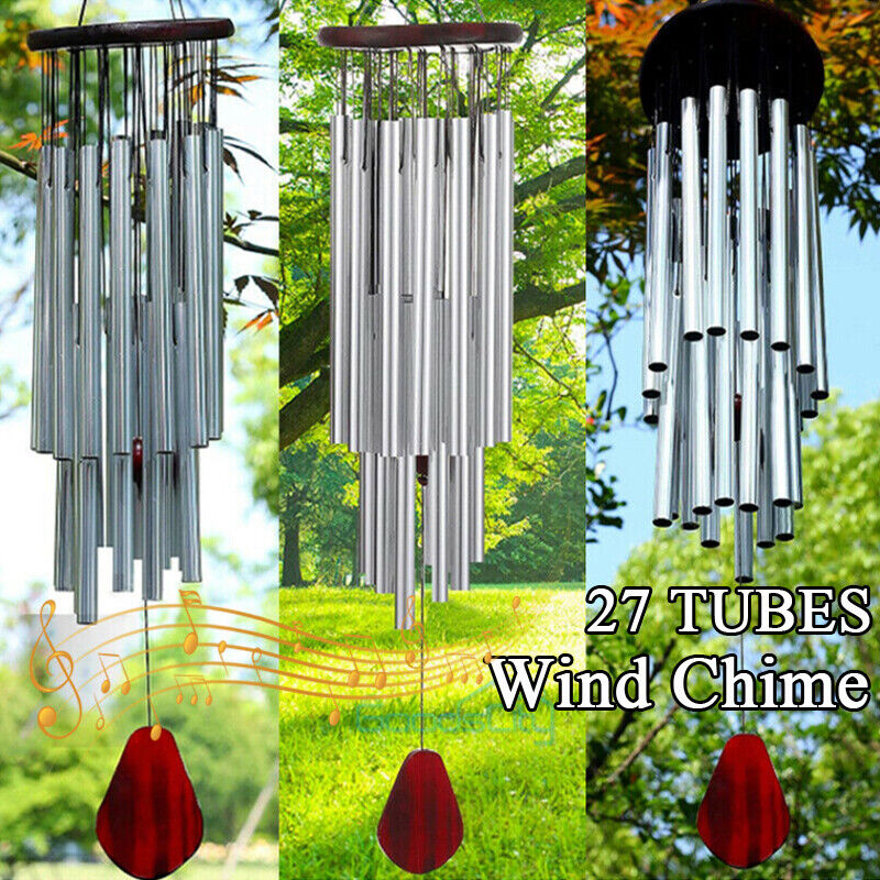 ny 35in Wind Chimes Udendørs Stor Deep Tone Windchime Justerbar Tunet Have Decor