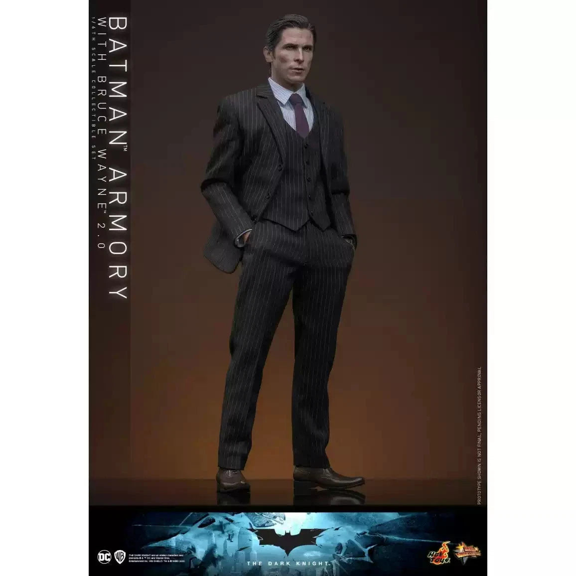 IN STOCK Hot Toys MMS750 The Dark Knight 1/6 Batman Armory with Bruce Wayne 2.0 HOT_TOYS - KOEEK