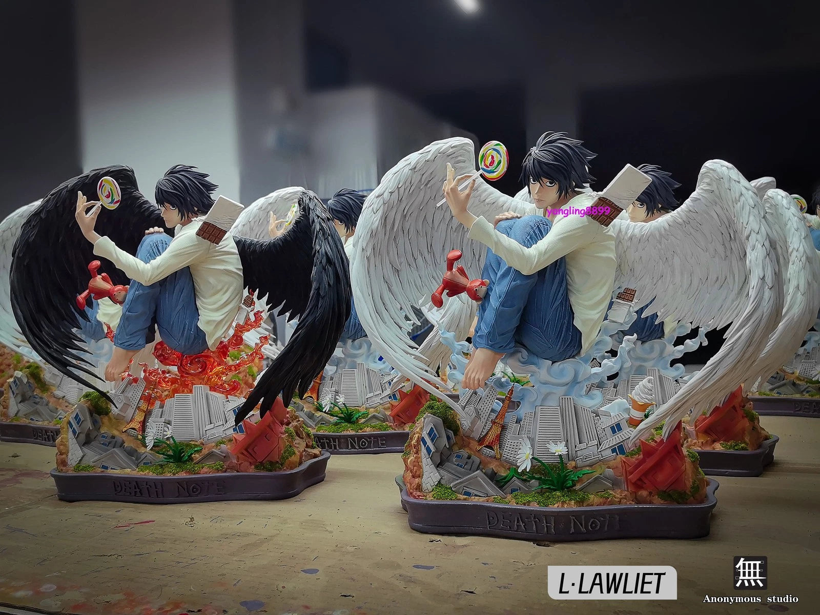Anonymous Studio Death Note L·lawliet Limited Collectible Statue Resin Figure 07FC0E-D4 - KOEEK