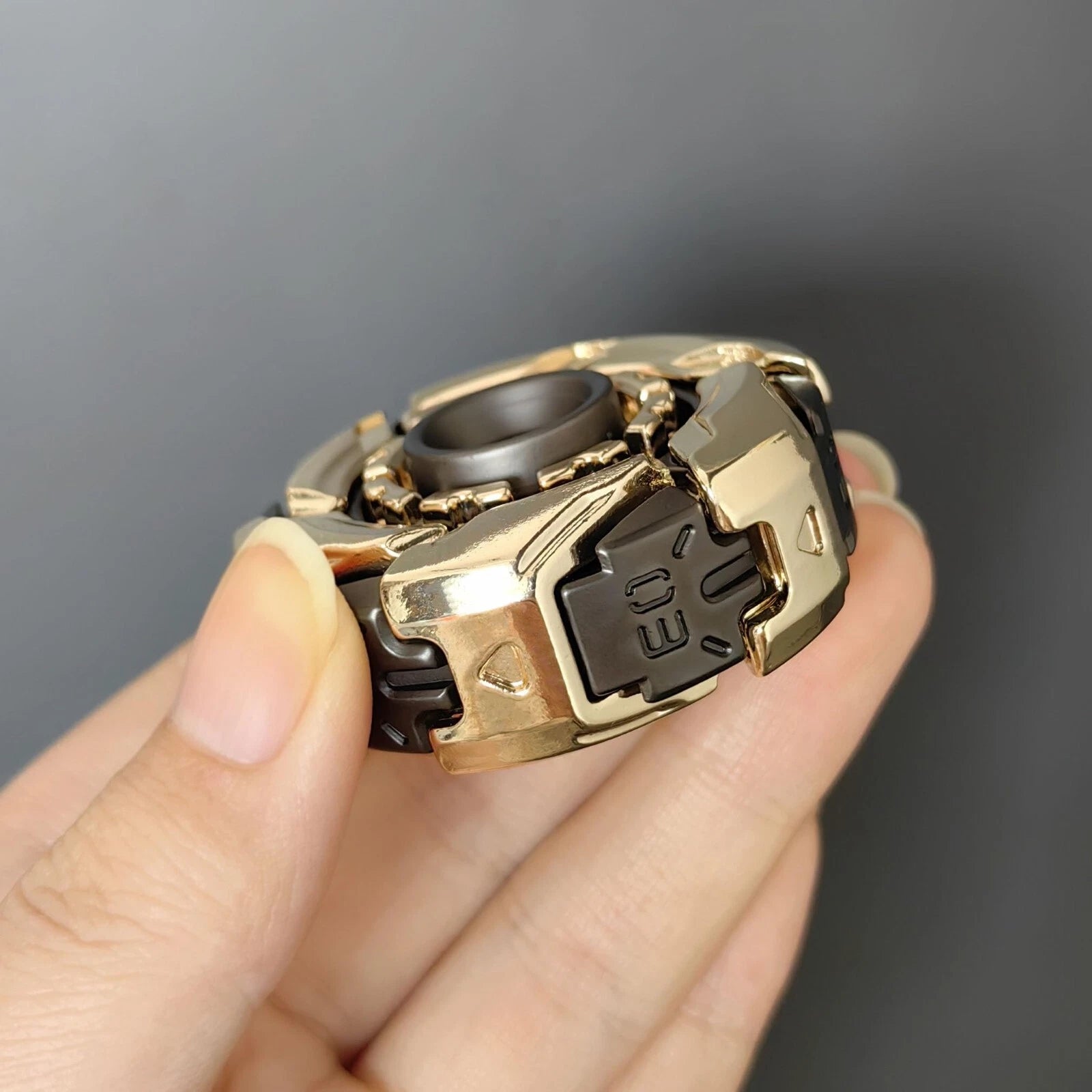 EDC Fidget Sliders Grumpy 03 Basic Metal Rotation Stress Relief Toy Gifts 07FC0E-D4 - KOEEK
