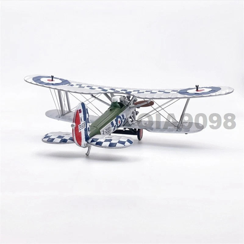 1/72 Scale WWI UK Air Force Bristol Bulldog Aircraft Metal + Plastic Model 07FC0E-D4 - KOEEK