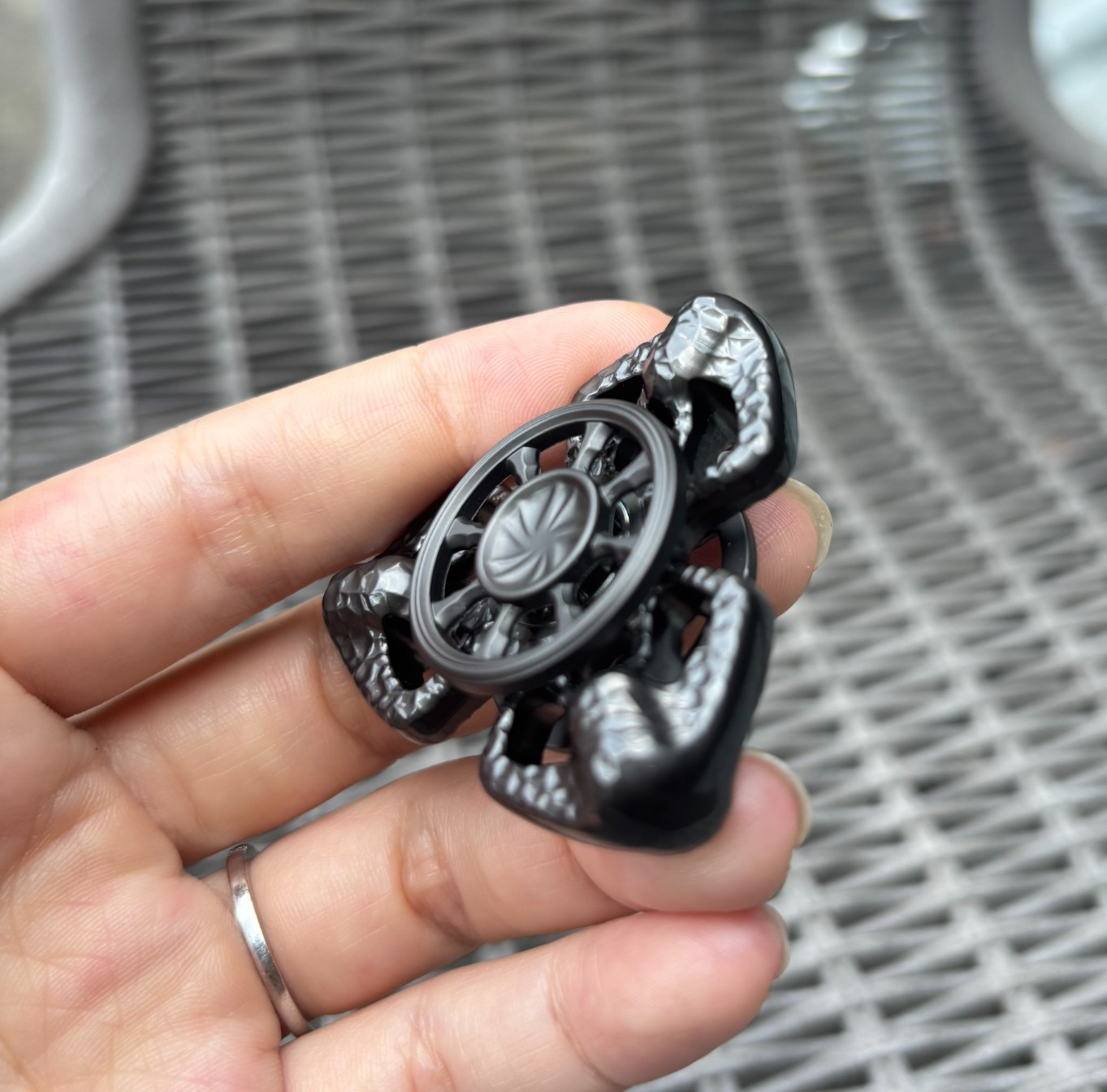 EDC Fidget Spinner Flame Butterfly Hand Spinner Stress Relief Toy Anxiety Toys 07FC0E-D4 - KOEEK